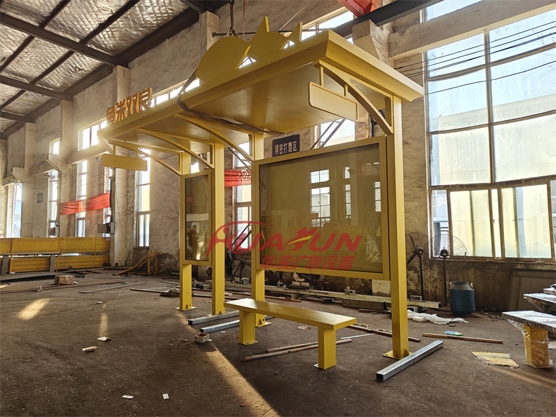 广东韶关乡村候车亭发货(图3)