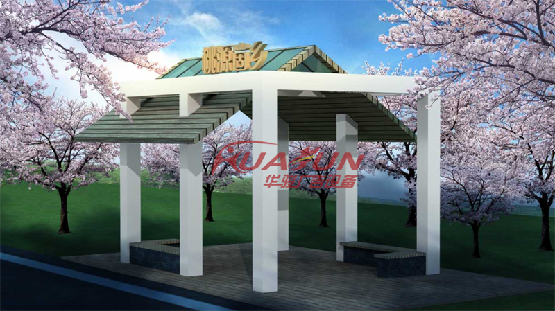 山东日照景观廊架第一批发货(图2)